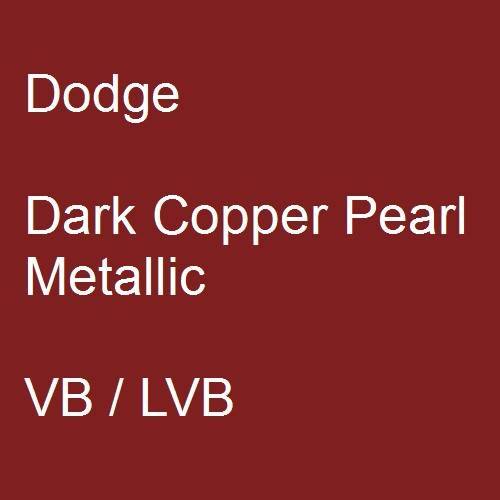 Dodge, Dark Copper Pearl Metallic, VB / LVB.